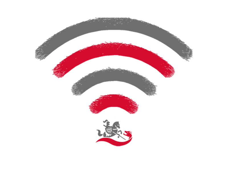 Banner WLAN - WiFi Symbol