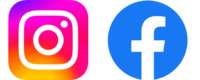 Logos von Instagran & Facebook