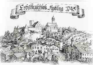 Alte Strichzeichnung von Bad Aibling