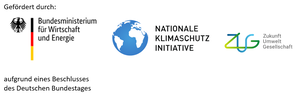 Förderung Bundesministerium für Wirtschaft und Klimaschutz sowie Zukunft Umwelt Gesellschaft