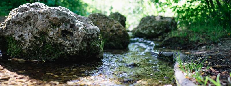 Wasserlauf im Kurpark Bad Aibling