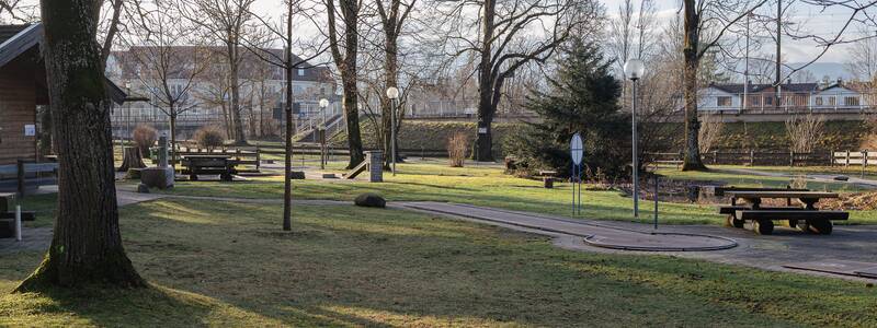 Minigolf Anlage im Kurpark Bad Aibling